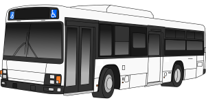dessin d'un bus. Auteur : OpenClipart-Vectors de Pixabay